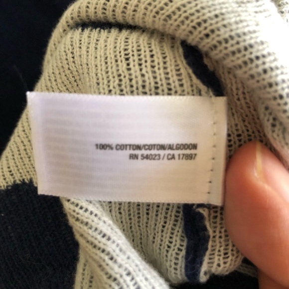 Old Navy Polka Dot and Dark Blue Sweater Women large - Picture 6 of 6